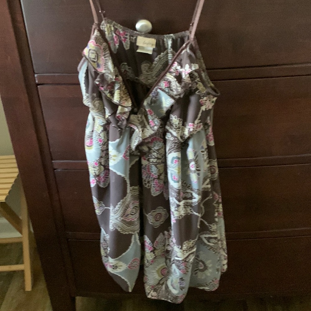 Dressy polyester flowy tank top for women